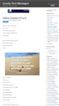 Mobile Screenshot of lovelytextmessages.com